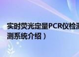 实时荧光定量PCR仪检测系统（关于实时荧光定量PCR仪检测系统介绍）