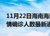 11月22日海南海口疫情新增多少例及海口疫情确诊人数最新通报