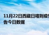 11月22日西藏日喀则疫情最新数据消息及日喀则疫情防控通告今日数据