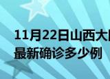 11月22日山西大同疫情最新动态及大同疫情最新确诊多少例