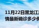 11月22日黑龙江黑河疫情最新动态及黑河疫情最新确诊多少例