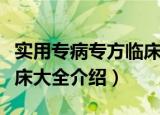 实用专病专方临床大全（关于实用专病专方临床大全介绍）