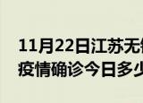 11月22日江苏无锡疫情最新情况统计及无锡疫情确诊今日多少例