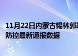 11月22日内蒙古锡林郭勒疫情实时最新通报及锡林郭勒疫情防控最新通报数据