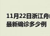 11月22日浙江舟山疫情最新动态及舟山疫情最新确诊多少例