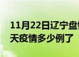 11月22日辽宁盘锦疫情新增病例数及盘锦今天疫情多少例了