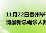 11月22日贵州毕节疫情最新动态及毕节原疫情最新总确诊人数