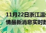 11月22日浙江温州疫情最新通报表及温州疫情最新消息实时数据