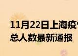 11月22日上海疫情人数总数及上海疫情目前总人数最新通报