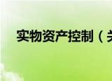 实物资产控制（关于实物资产控制介绍）
