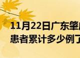 11月22日广东肇庆今日疫情数据及肇庆疫情患者累计多少例了