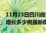 11月23日四川自贡最新疫情状况及自贡今天增长多少例最新疫情