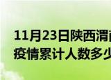 11月23日陕西渭南疫情动态实时及渭南新冠疫情累计人数多少