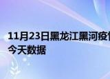 11月23日黑龙江黑河疫情最新确诊数据及黑河疫情最新通告今天数据