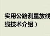 实用公路测量放线技术（关于实用公路测量放线技术介绍）