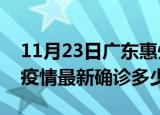 11月23日广东惠州今天疫情最新情况及惠州疫情最新确诊多少例