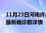 11月23日河南许昌最新疫情状况及许昌疫情最新确诊数详情