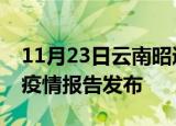 11月23日云南昭通最新疫情状况及昭通最新疫情报告发布