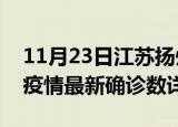 11月23日江苏扬州疫情新增病例详情及扬州疫情最新确诊数详情