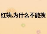 红姨,为什么不能搜（为什么百度不能搜红姨）