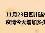 11月23日四川遂宁最新疫情情况数量及遂宁疫情今天增加多少例
