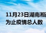 11月23日湖南湘西累计疫情数据及湘西目前为止疫情总人数