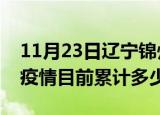 11月23日辽宁锦州疫情今日数据及锦州最新疫情目前累计多少例