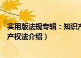 实用版法规专辑：知识产权法（关于实用版法规专辑：知识产权法介绍）