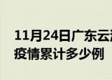 11月24日广东云浮疫情最新情况及云浮这次疫情累计多少例