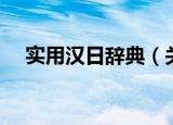实用汉日辞典（关于实用汉日辞典介绍）