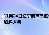 11月24日辽宁葫芦岛疫情最新状况今天及葫芦岛疫情今天增加多少例