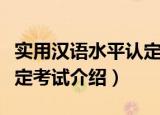 实用汉语水平认定考试（关于实用汉语水平认定考试介绍）