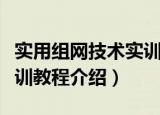 实用组网技术实训教程（关于实用组网技术实训教程介绍）
