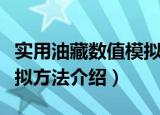 实用油藏数值模拟方法（关于实用油藏数值模拟方法介绍）