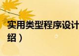 实用类型程序设计（关于实用类型程序设计介绍）