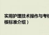 实用护理技术操作与考核标准（关于实用护理技术操作与考核标准介绍）