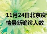 11月24日北京疫情总共多少例及北京此次疫情最新确诊人数