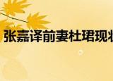张嘉译前妻杜珺现状（张嘉译前妻杜珺照片）