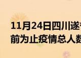 11月24日四川遂宁疫情今天多少例及遂宁目前为止疫情总人数