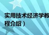 实用技术经济学教程（关于实用技术经济学教程介绍）