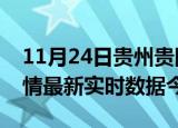 11月24日贵州贵阳疫情新增病例数及贵阳疫情最新实时数据今天