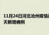 11月24日河北沧州疫情近期数据今天及沧州疫情最新消息今天新增病例
