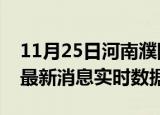 11月25日河南濮阳今日疫情详情及濮阳疫情最新消息实时数据