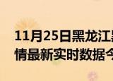 11月25日黑龙江黑河今日疫情详情及黑河疫情最新实时数据今天