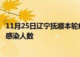 11月25日辽宁抚顺本轮疫情累计确诊及抚顺疫情最新确诊数感染人数