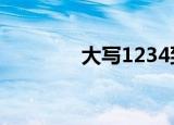 大写1234到10（大写123）