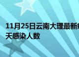 11月25日云南大理最新疫情情况数量及大理疫情最新通报今天感染人数