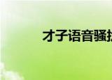 才子语音骚扰电话（才子语音）