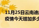 11月25日云南迪庆疫情最新消息数据及迪庆疫情今天增加多少例