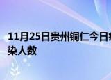 11月25日贵州铜仁今日疫情数据及铜仁疫情最新通报今天感染人数